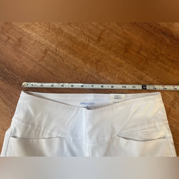 NWT J McLaughlin Romilly pants white size 4 UPF athletic athleisure stretch - Picture 10 of 11
